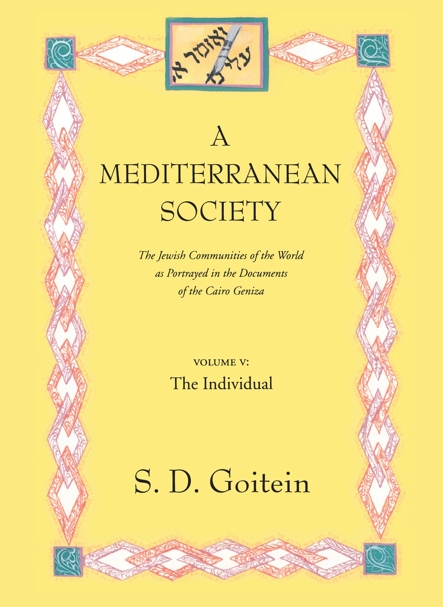 Cover image for A Mediterranean Society, Volume V ISBN 9780520221628