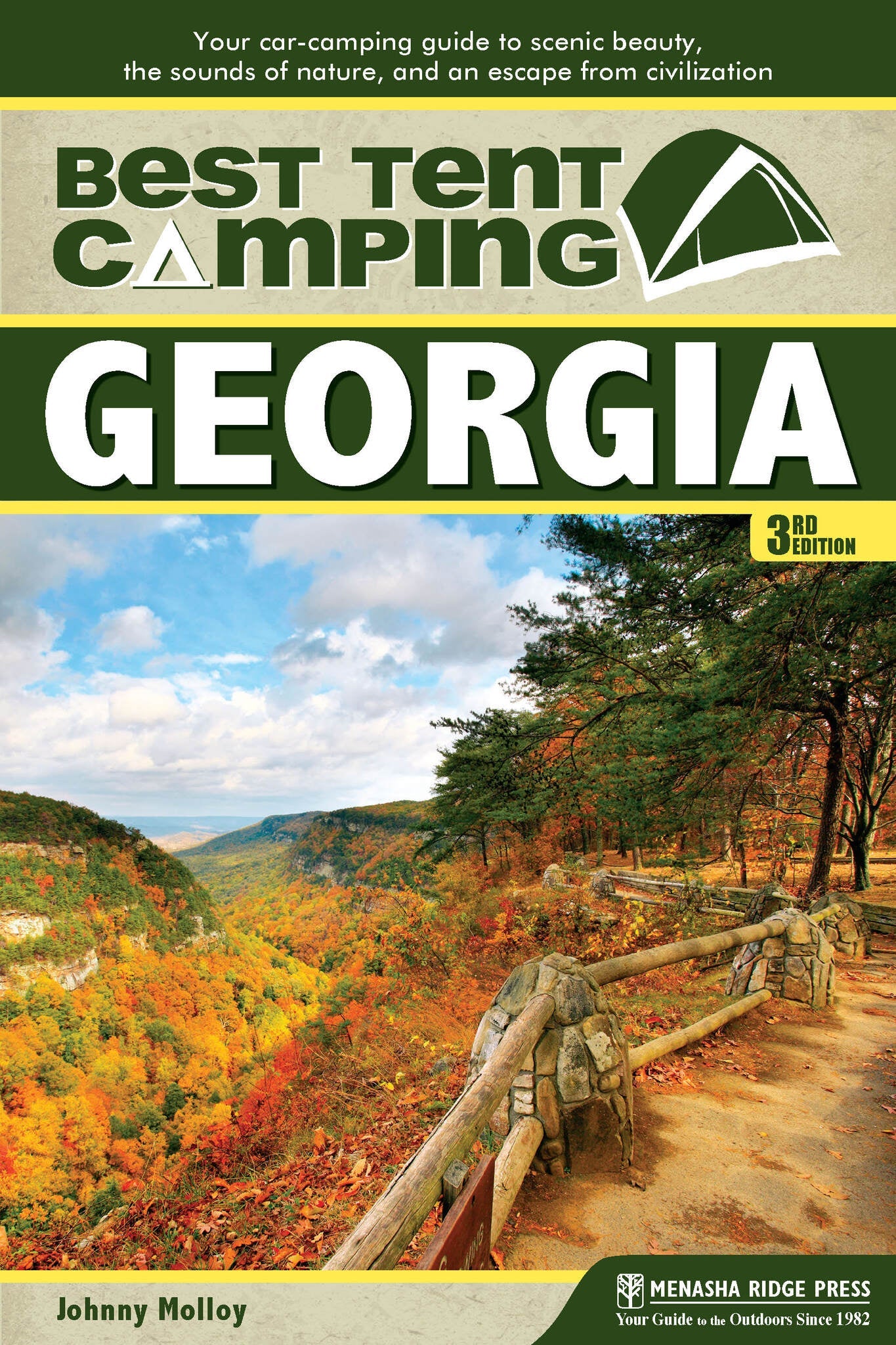 Cover image for Best Tent Camping: Georgia ISBN 9780897324991