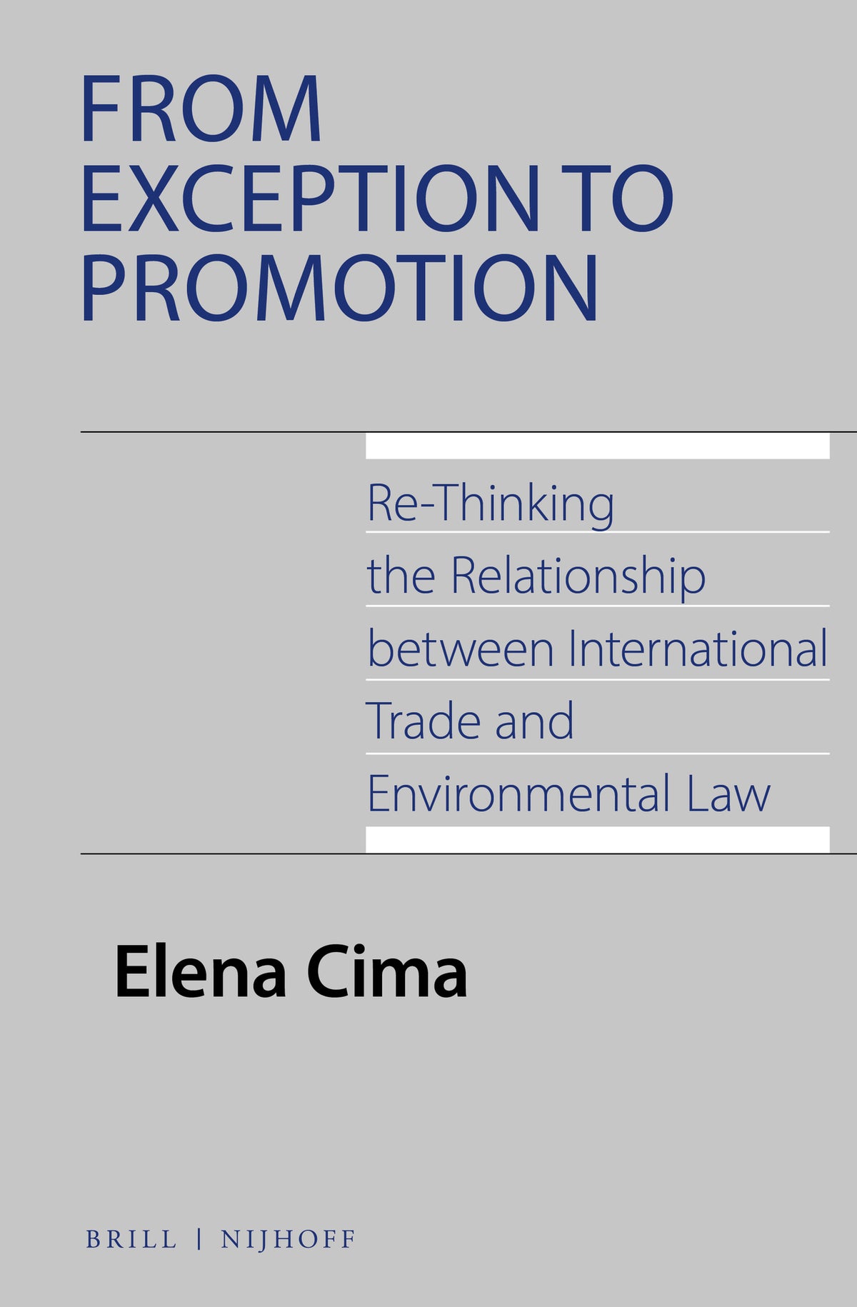 Cover image for From Exception to Promotion ISBN 9789004467552