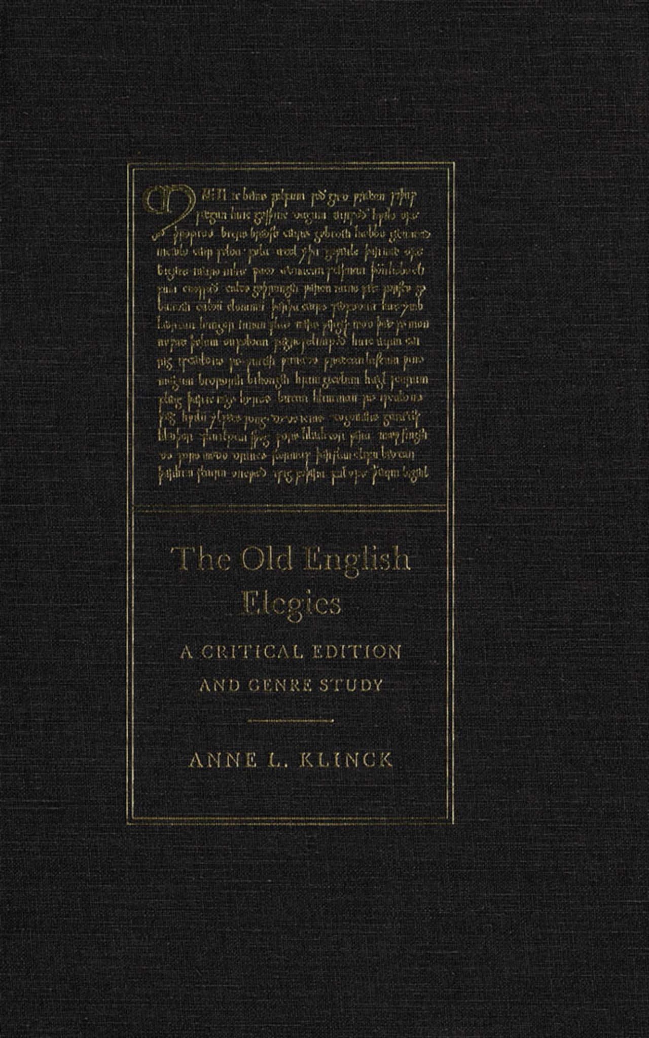 The Old English Elegies