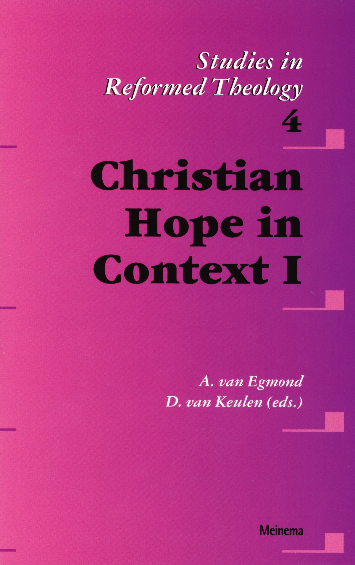 Cover image for Christian Hope in Context I ISBN 9789021138480