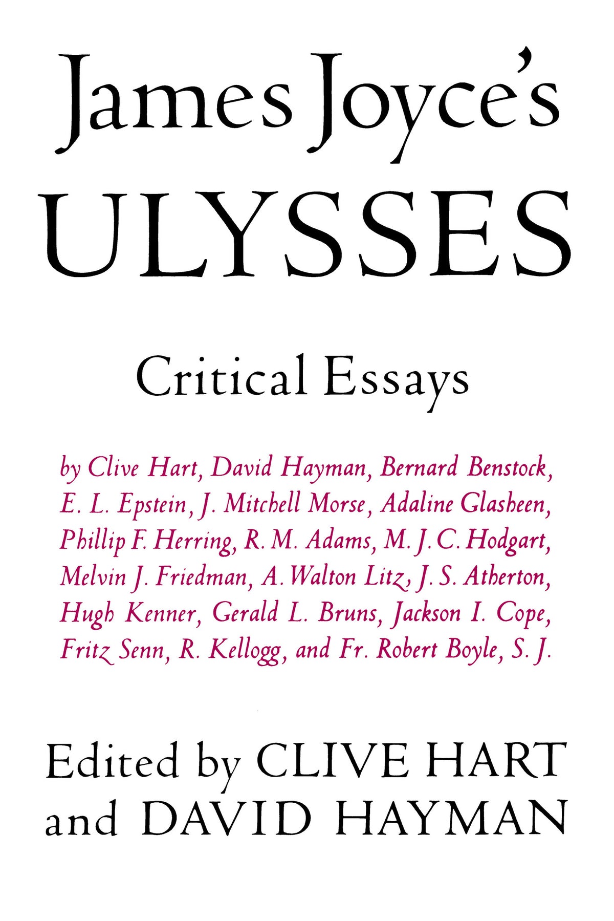 Cover image for James Joyce's Ulysses ISBN 9780520341708