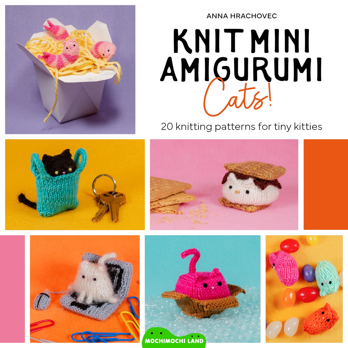 Cover image for Knit Mini Amigurumi Cats! ISBN 9781446317150