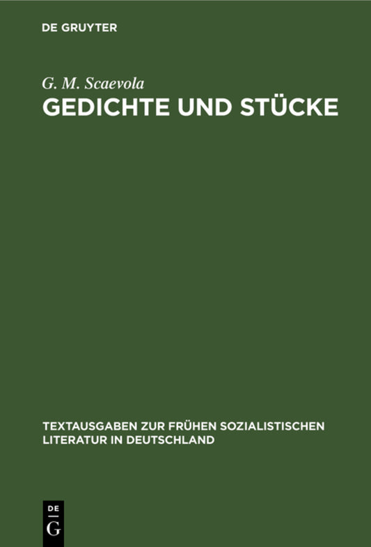 Gedichte und Stücke