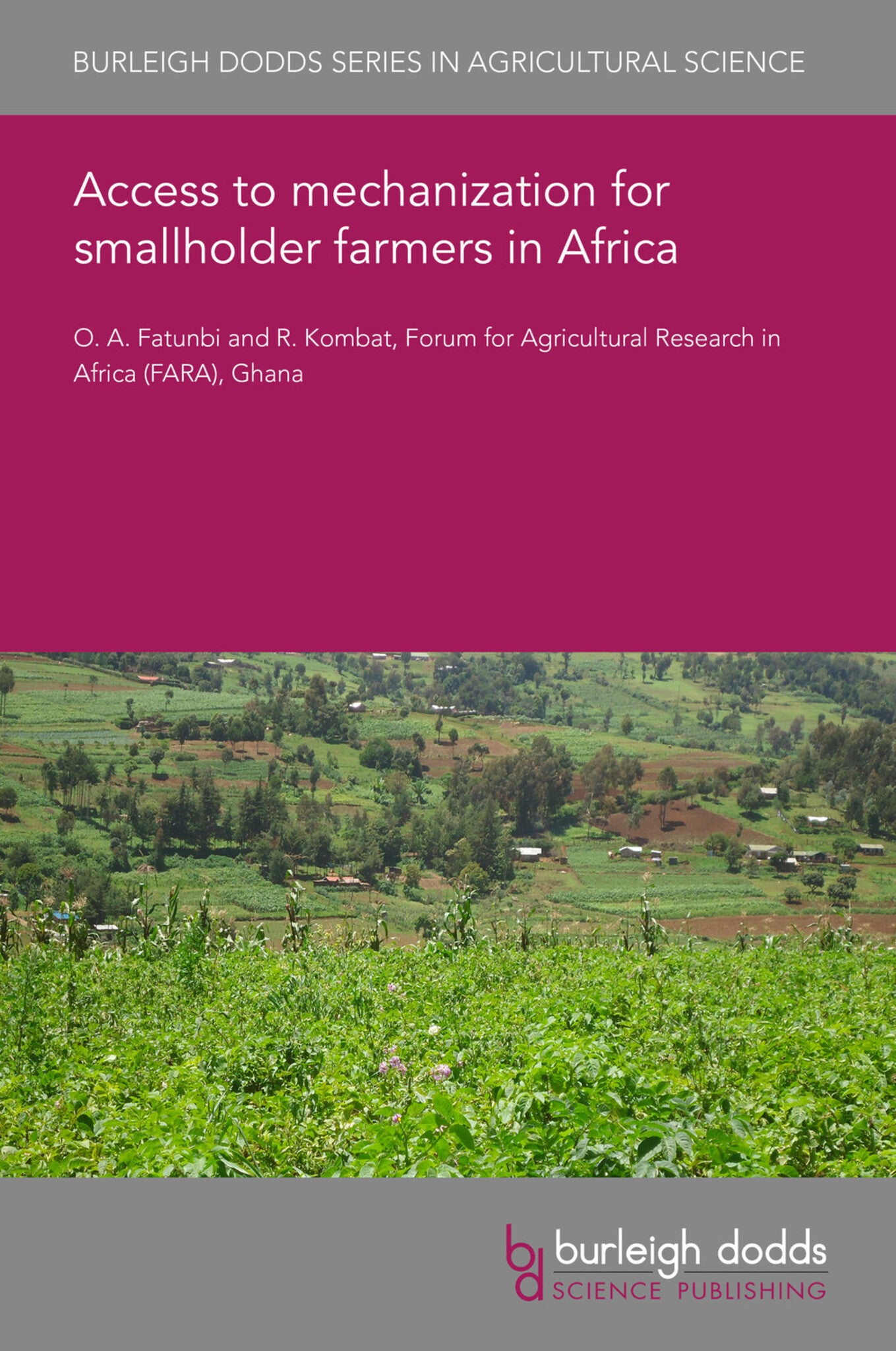 Cover image for Access to mechanization for smallholder farmers in Africa ISBN 9781786769602