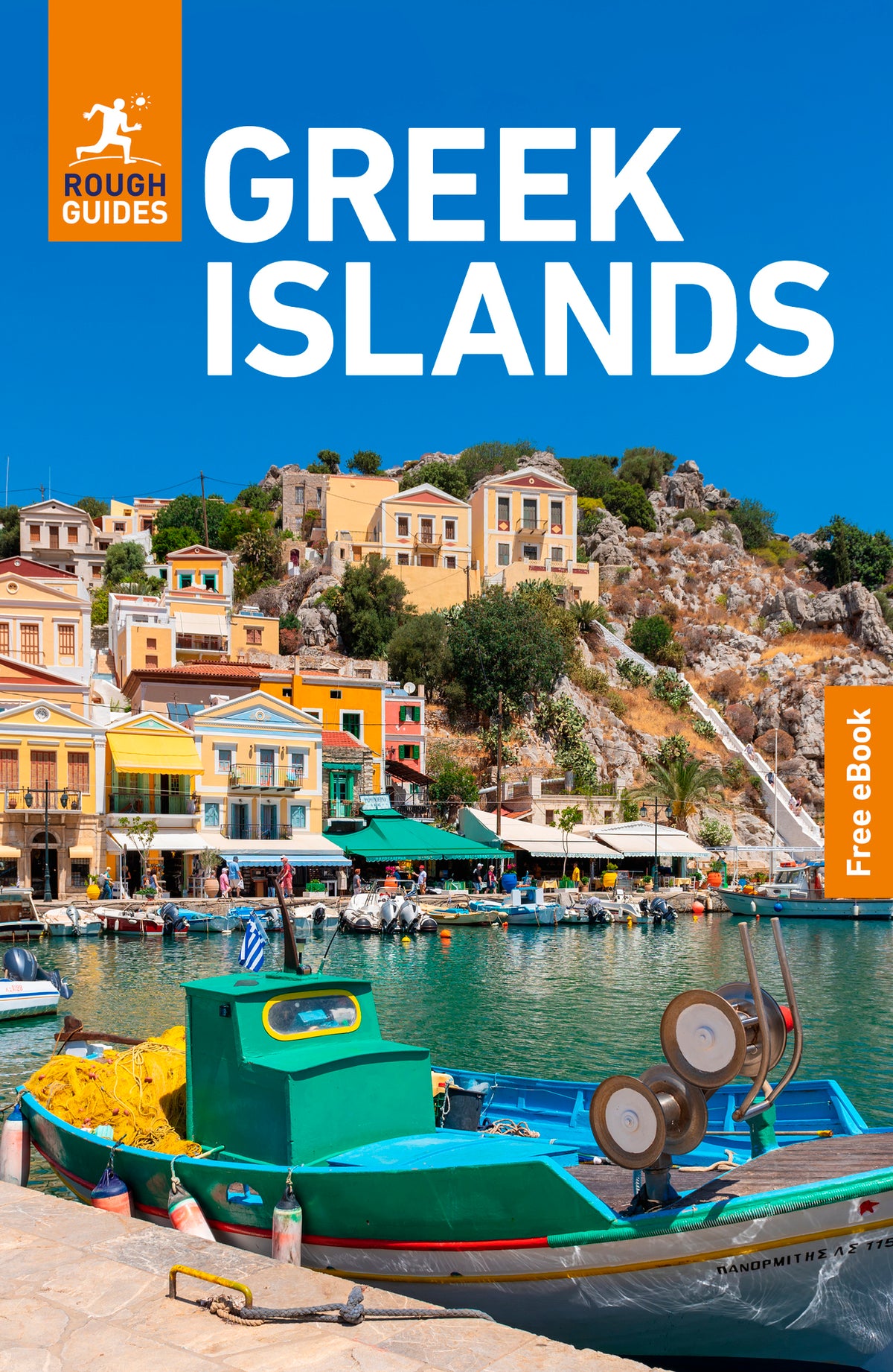 Cover image for Rough Guides Greek Islands: Travel Guide with eBook ISBN 9781835296981