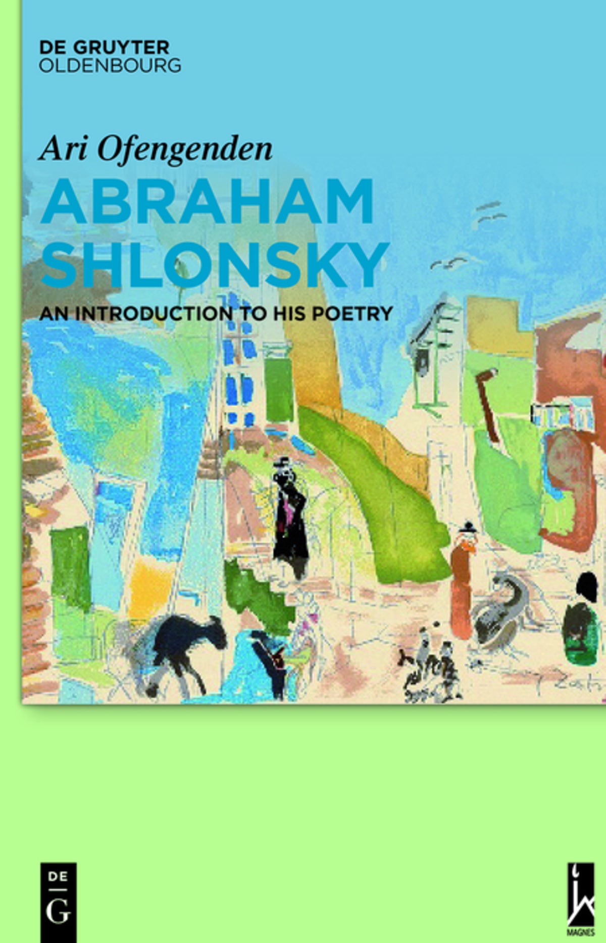 Cover image for Abraham Shlonsky ISBN 9783110350616