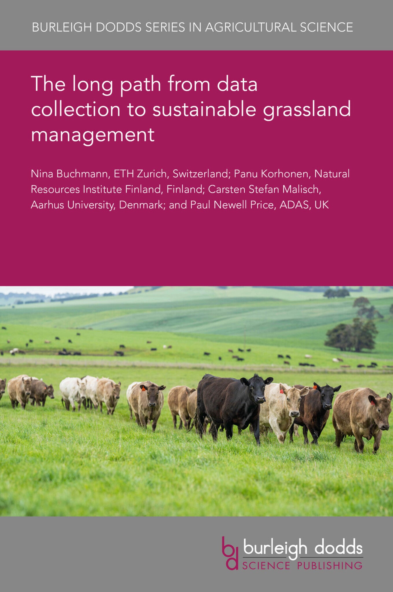 Cover image for The long path from data collection to sustainable grassland management ISBN 9781835456101