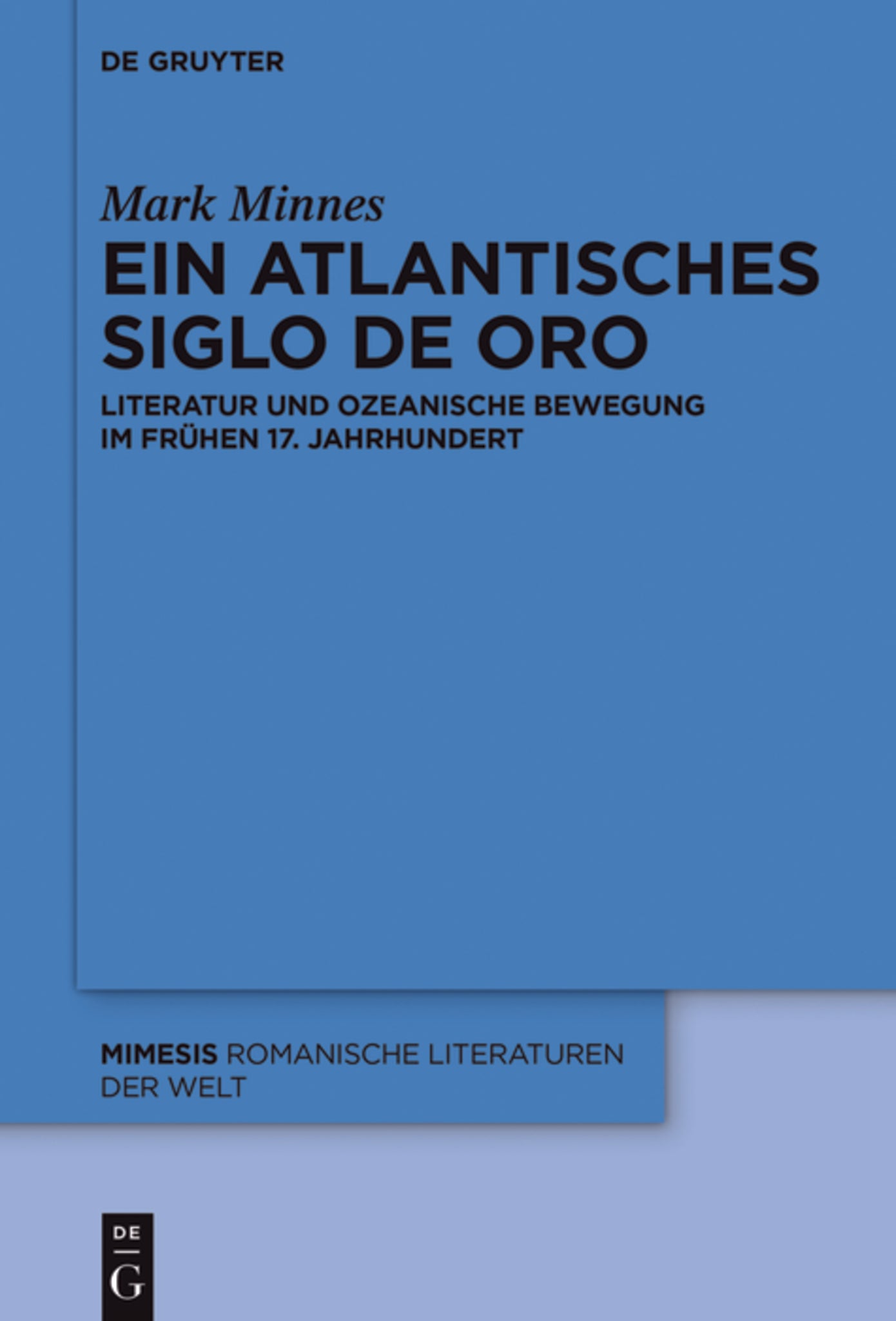 Cover image for Ein atlantisches Siglo de Oro ISBN 9783110538694