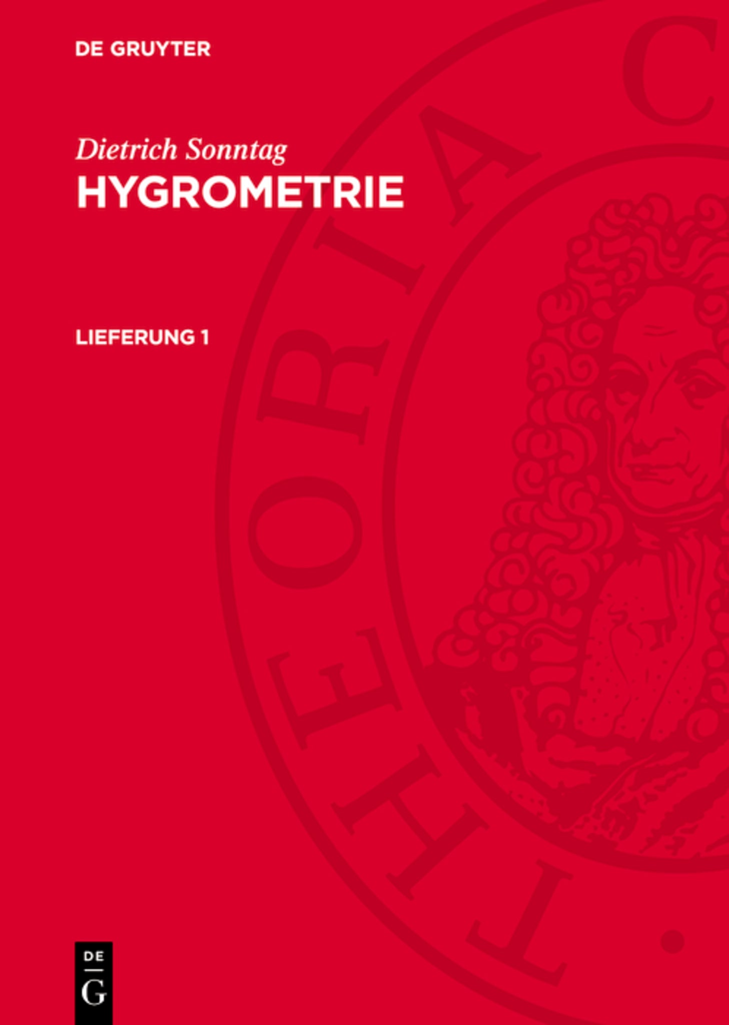 Dietrich Sonntag: Hygrometrie