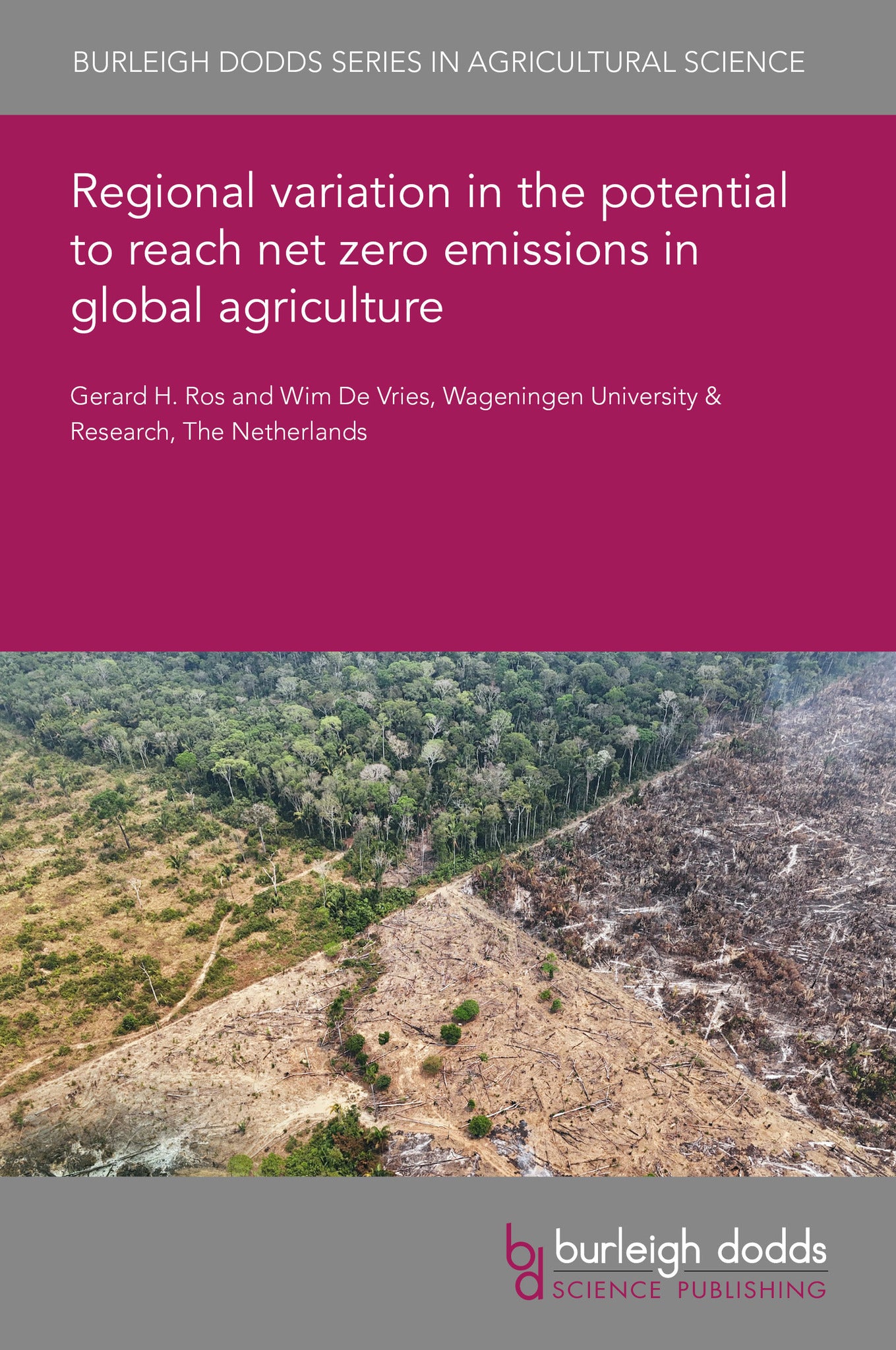 Cover image for Regional variation in the potential to reach net zero emissions in global agriculture ISBN 