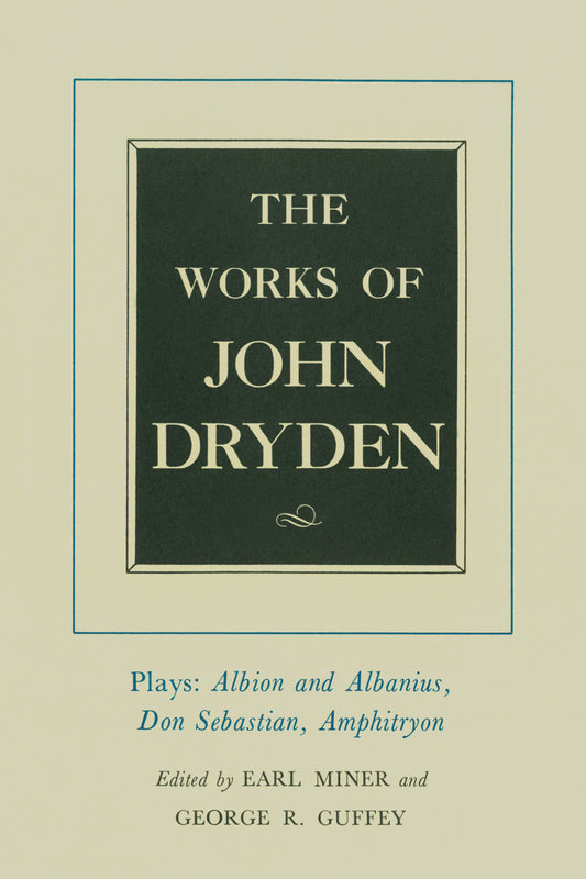 The Works of John Dryden, Volume XV