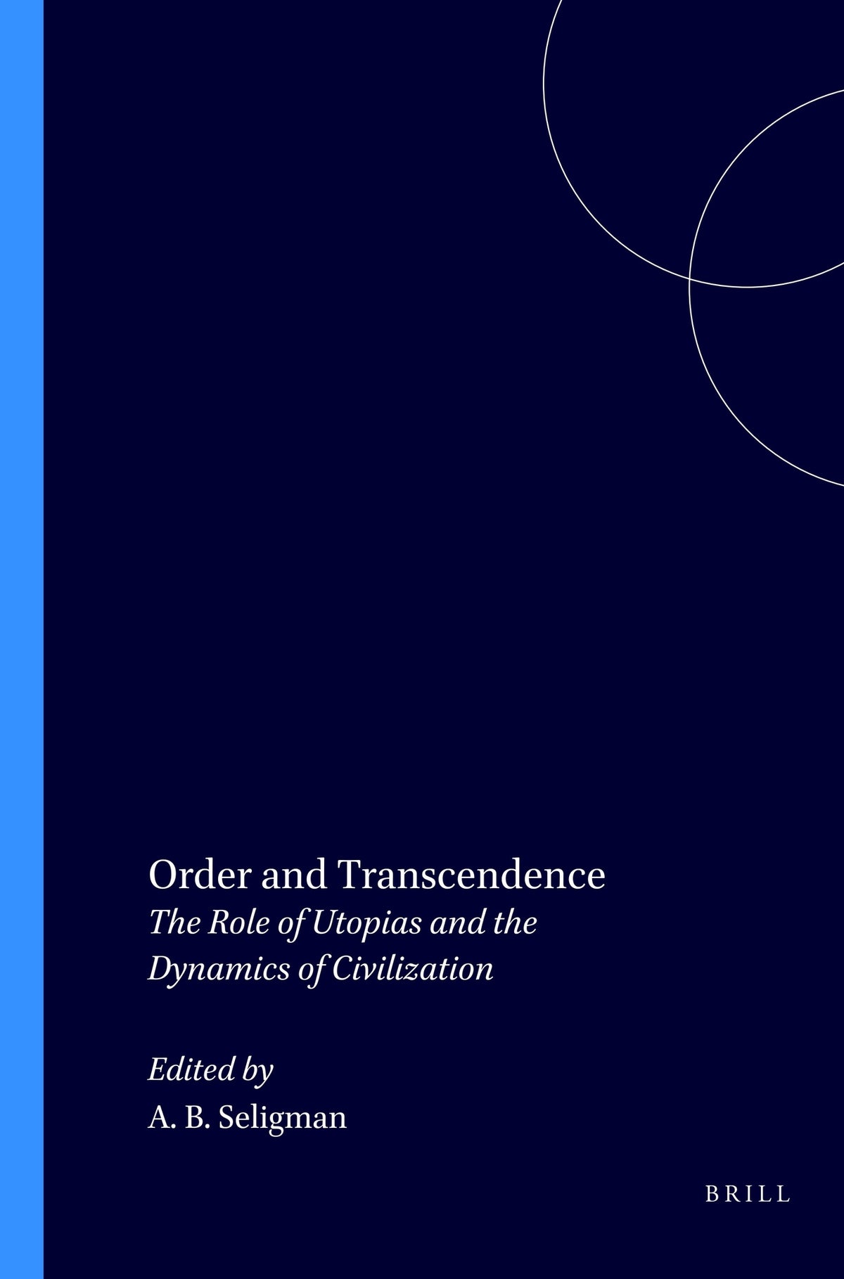 Cover image for Order and Transcendence ISBN 9789004089754