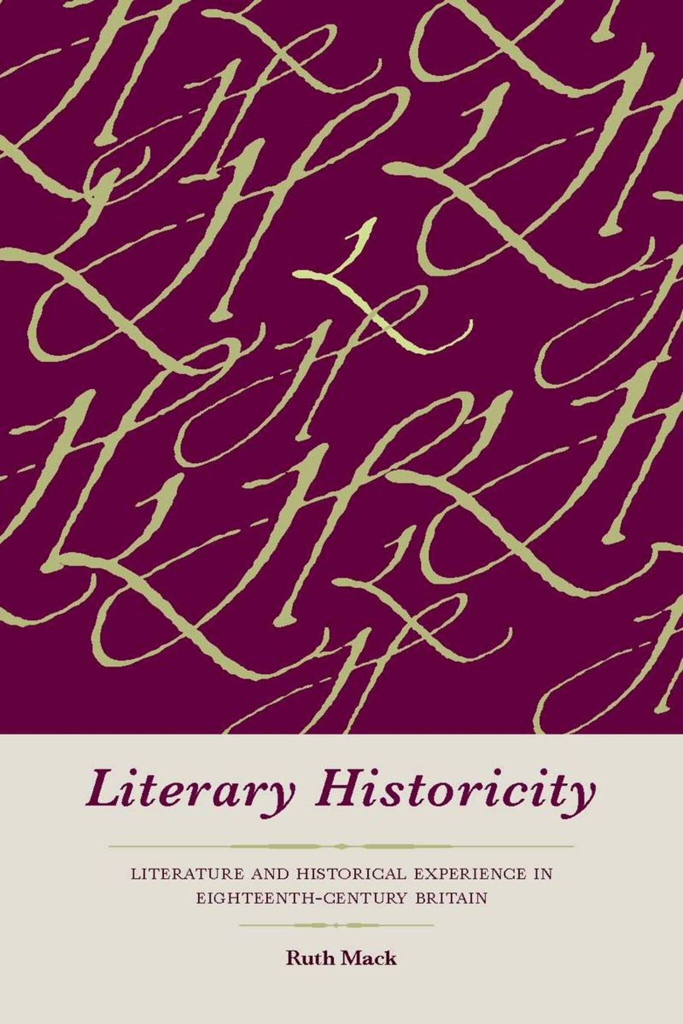Cover image for Literary Historicity ISBN 9780804773676