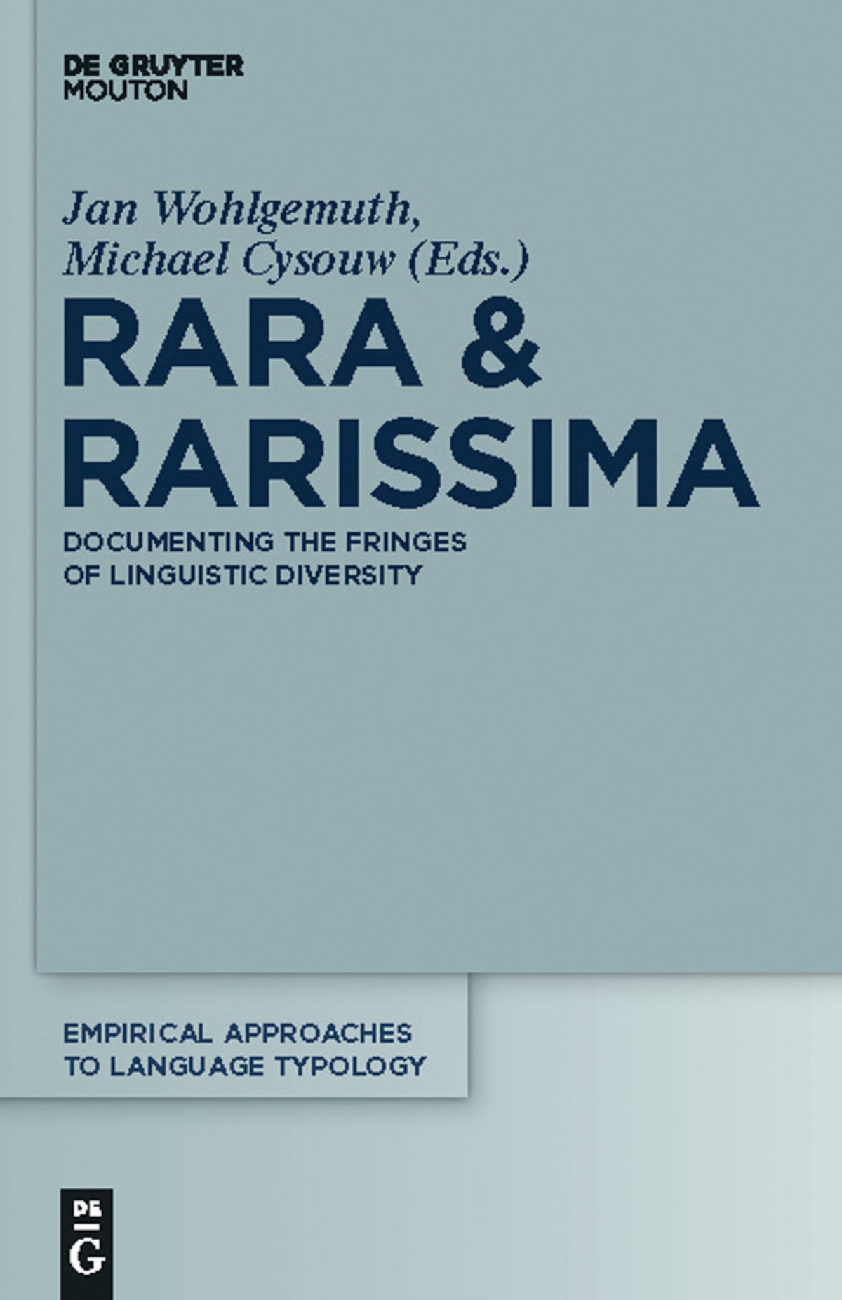 Cover image for Rara & Rarissima ISBN 9783110228540