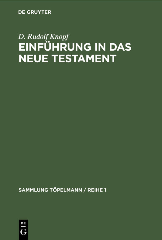Einführung in das Neue Testament