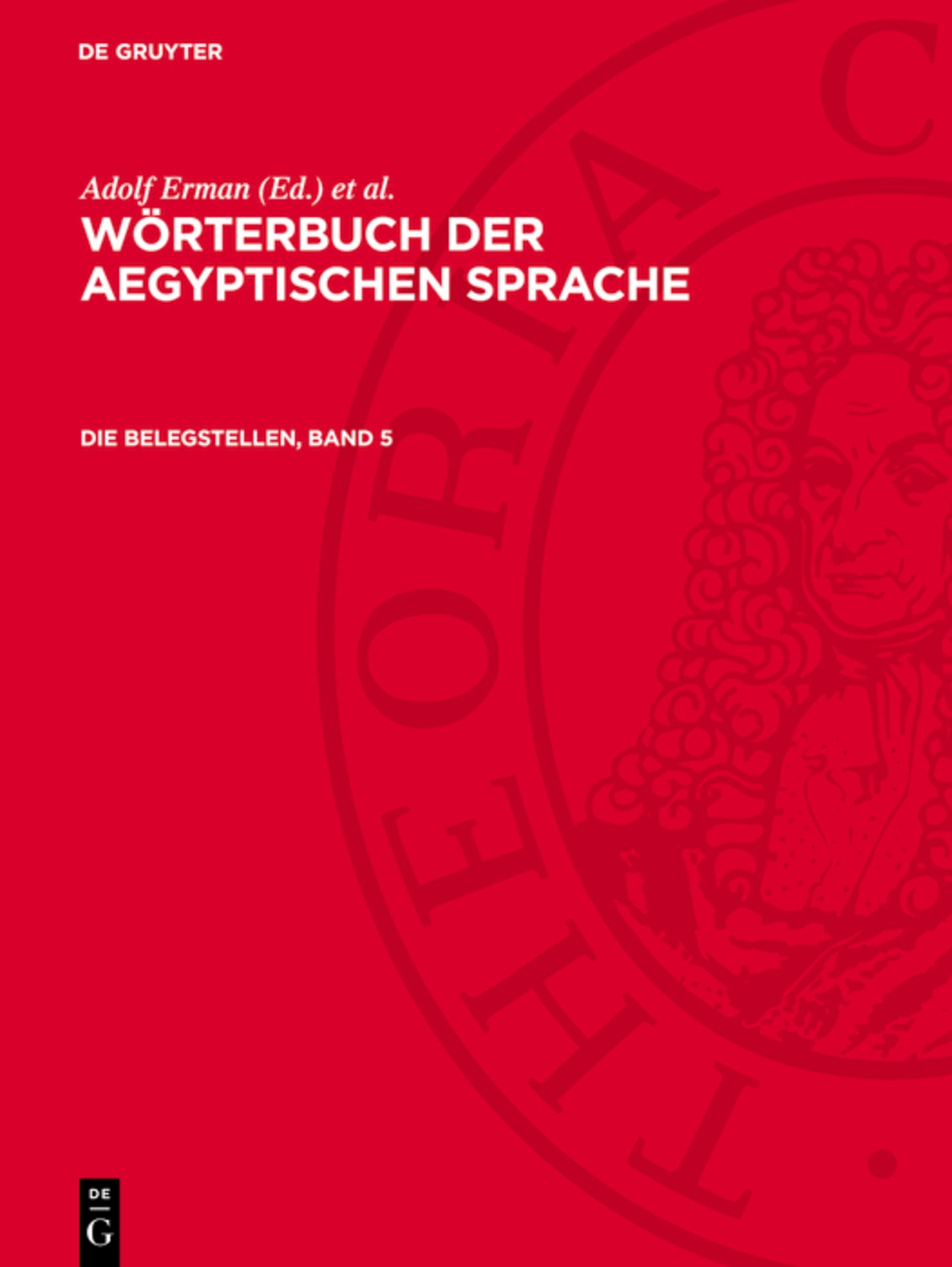Die Belegstellen, Band 5