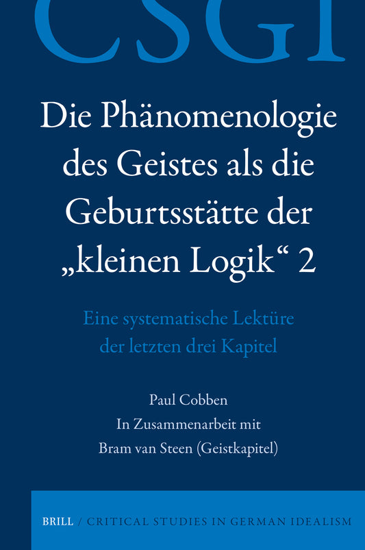 Die Phänomenologie des Geistes als die Geburtsstätte der „kleinen Logik“ 2