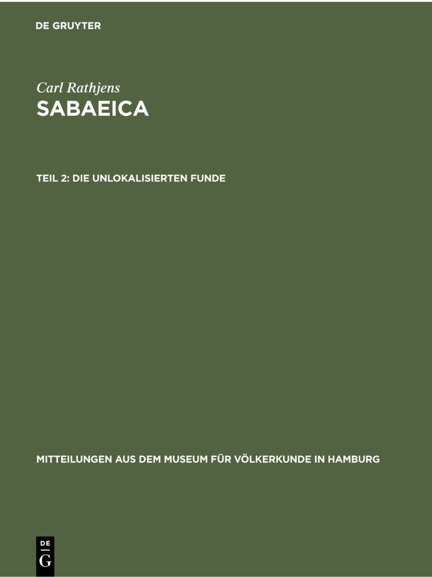 Die unlokalisierten Funde