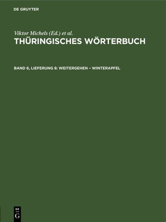 Weitergehen – Winterapfel