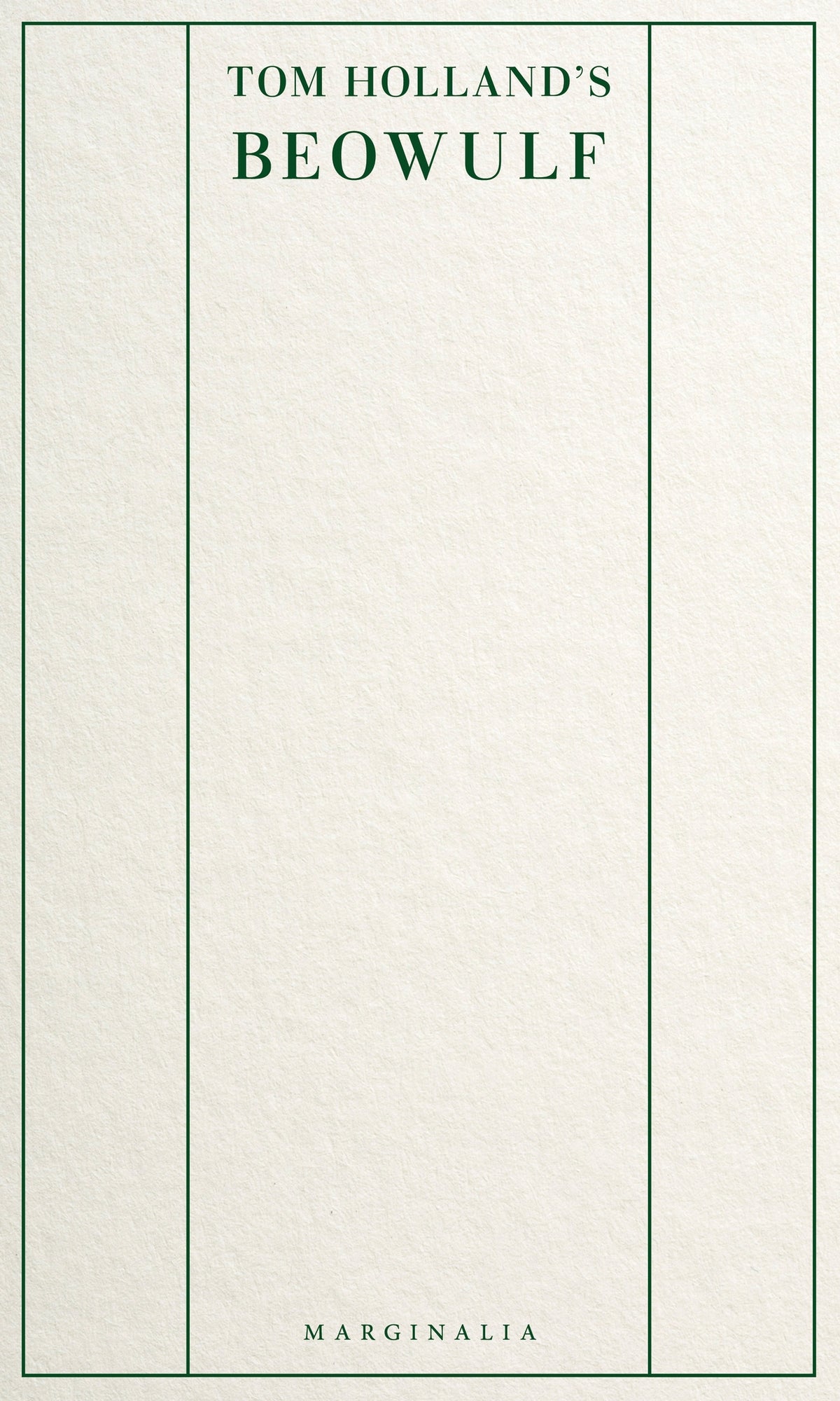 Cover image for Tom Holland's Beowulf ISBN 9781967751006