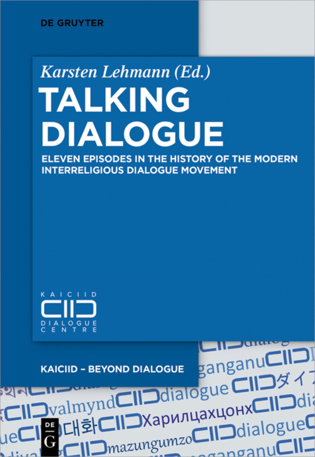 Cover image for Talking Dialogue ISBN 9783110472929