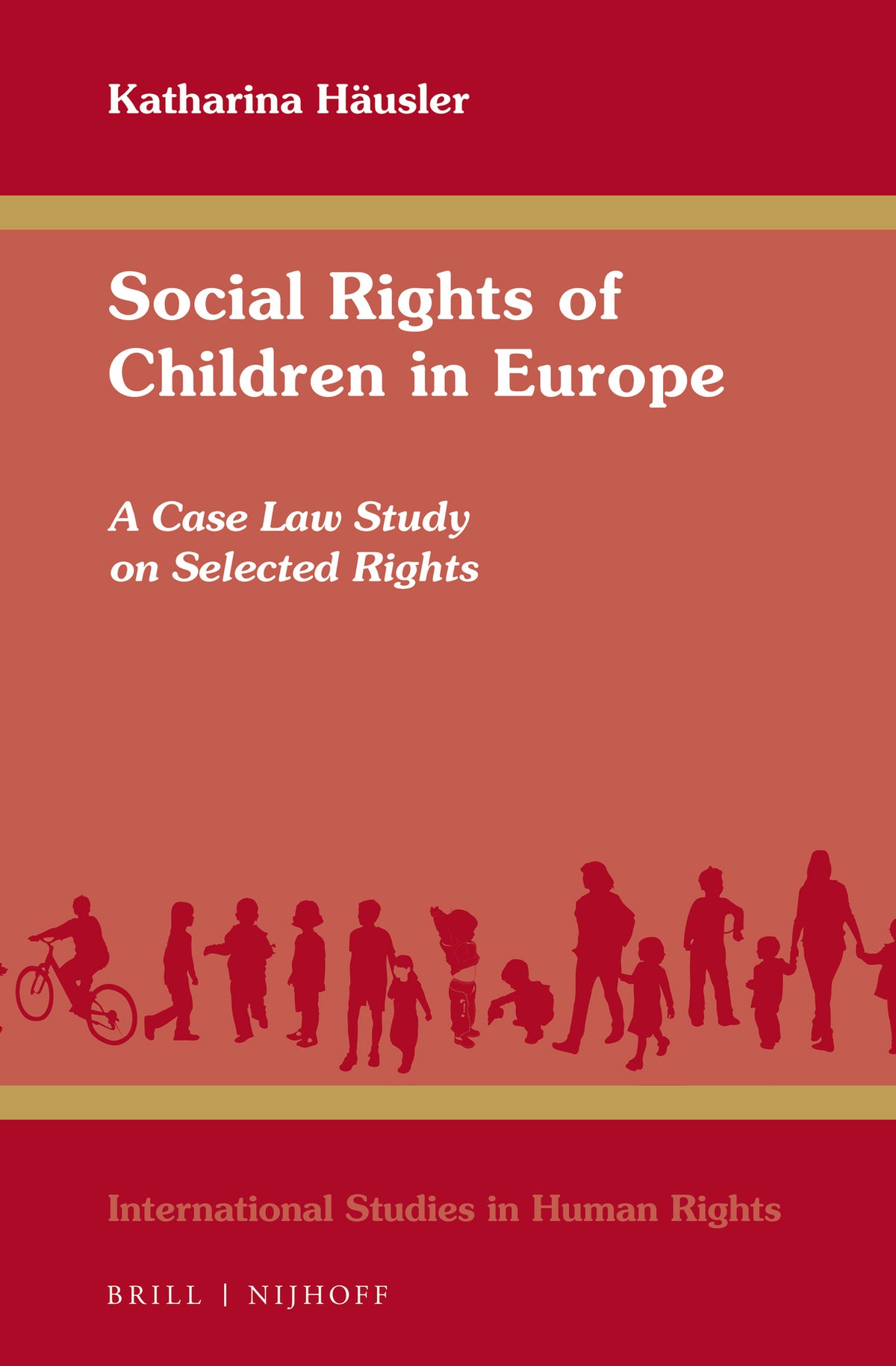 Cover image for Social Rights of Children in Europe ISBN 9789004375925