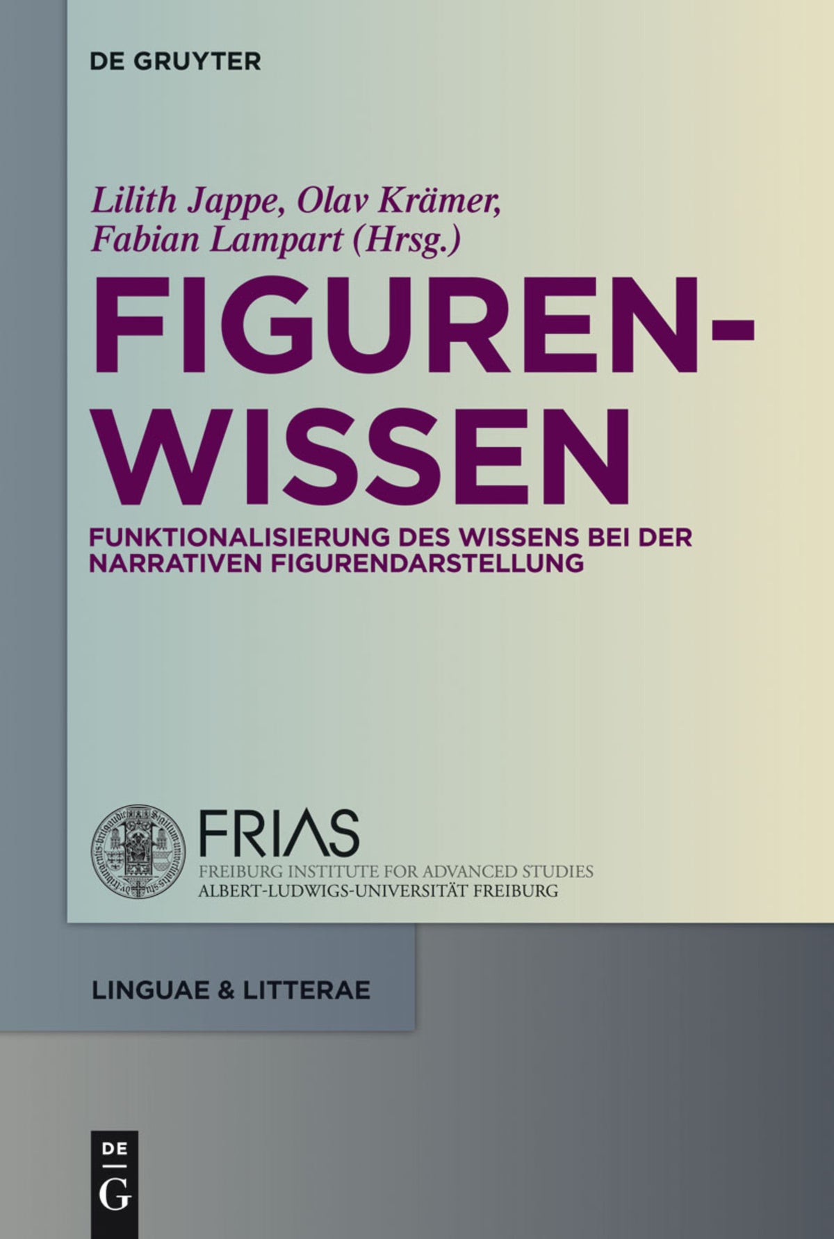 Cover image for Figurenwissen ISBN 9783110229134