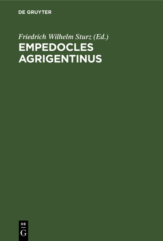 Empedocles Agrigentinus