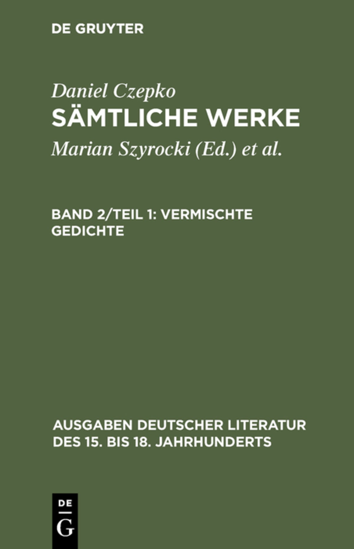 Vermischte Gedichte