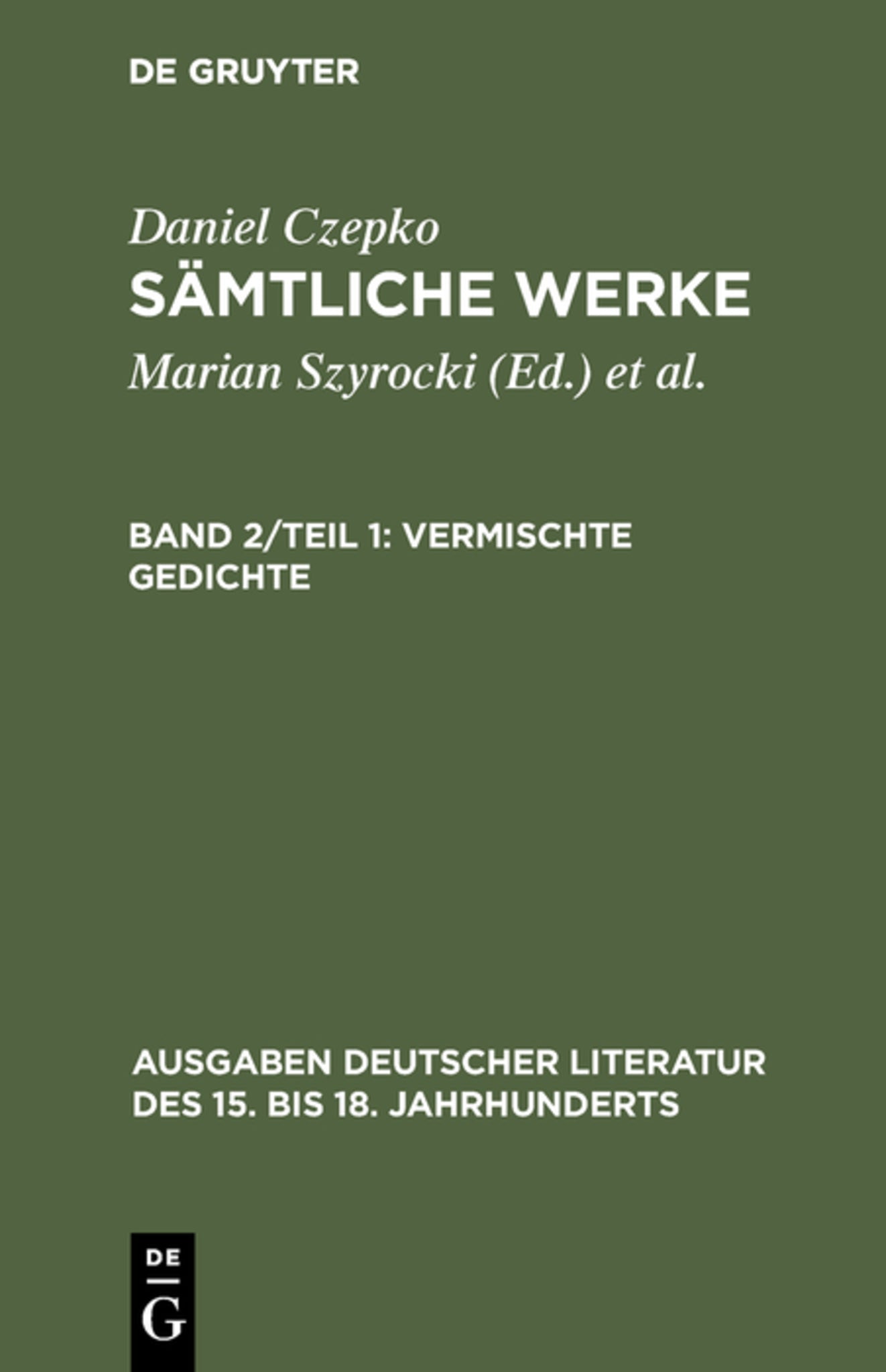 Vermischte Gedichte