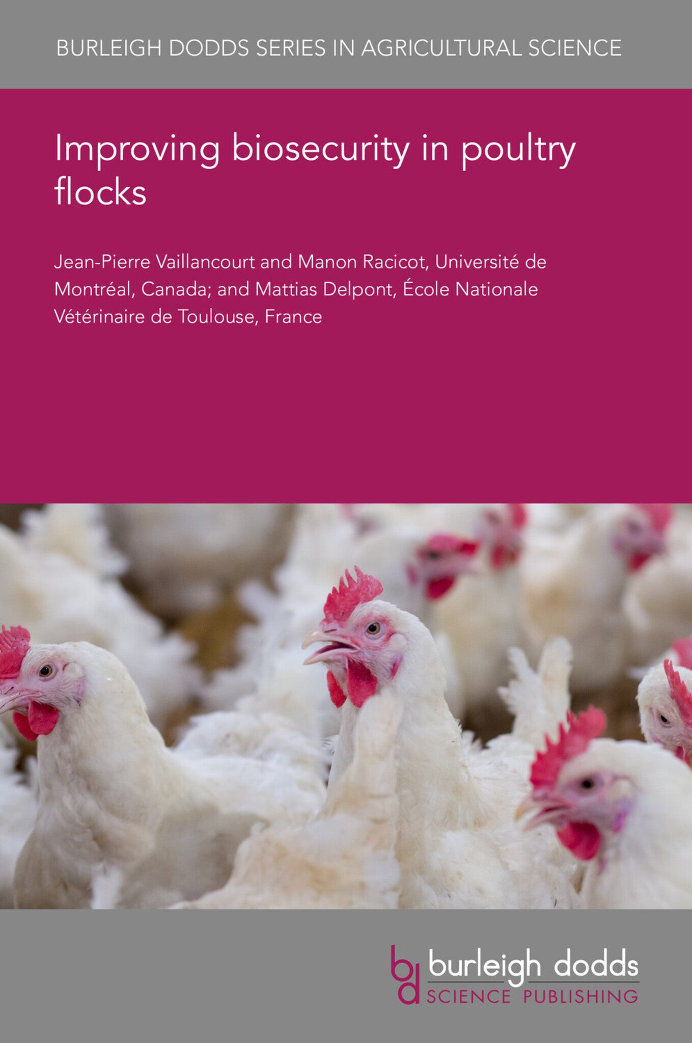 Cover image for Improving biosecurity in poultry flocks ISBN 9781801465755