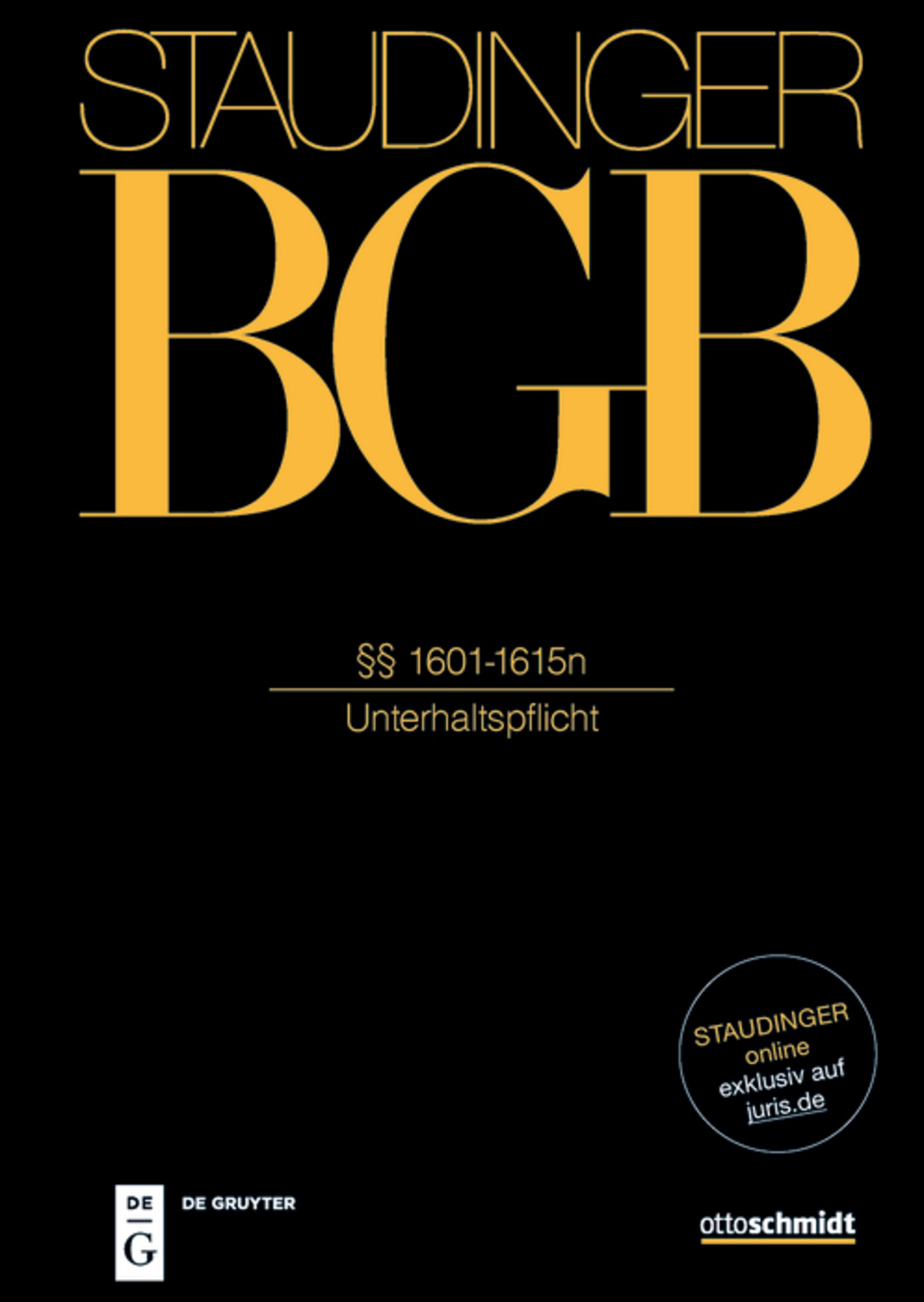 Cover image for §§ 1601-1615n ISBN 9783805913577
