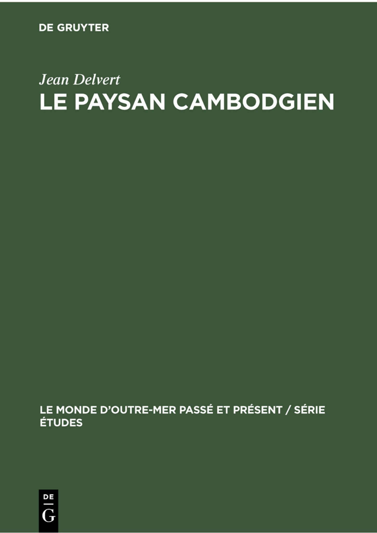 Le paysan cambodgien