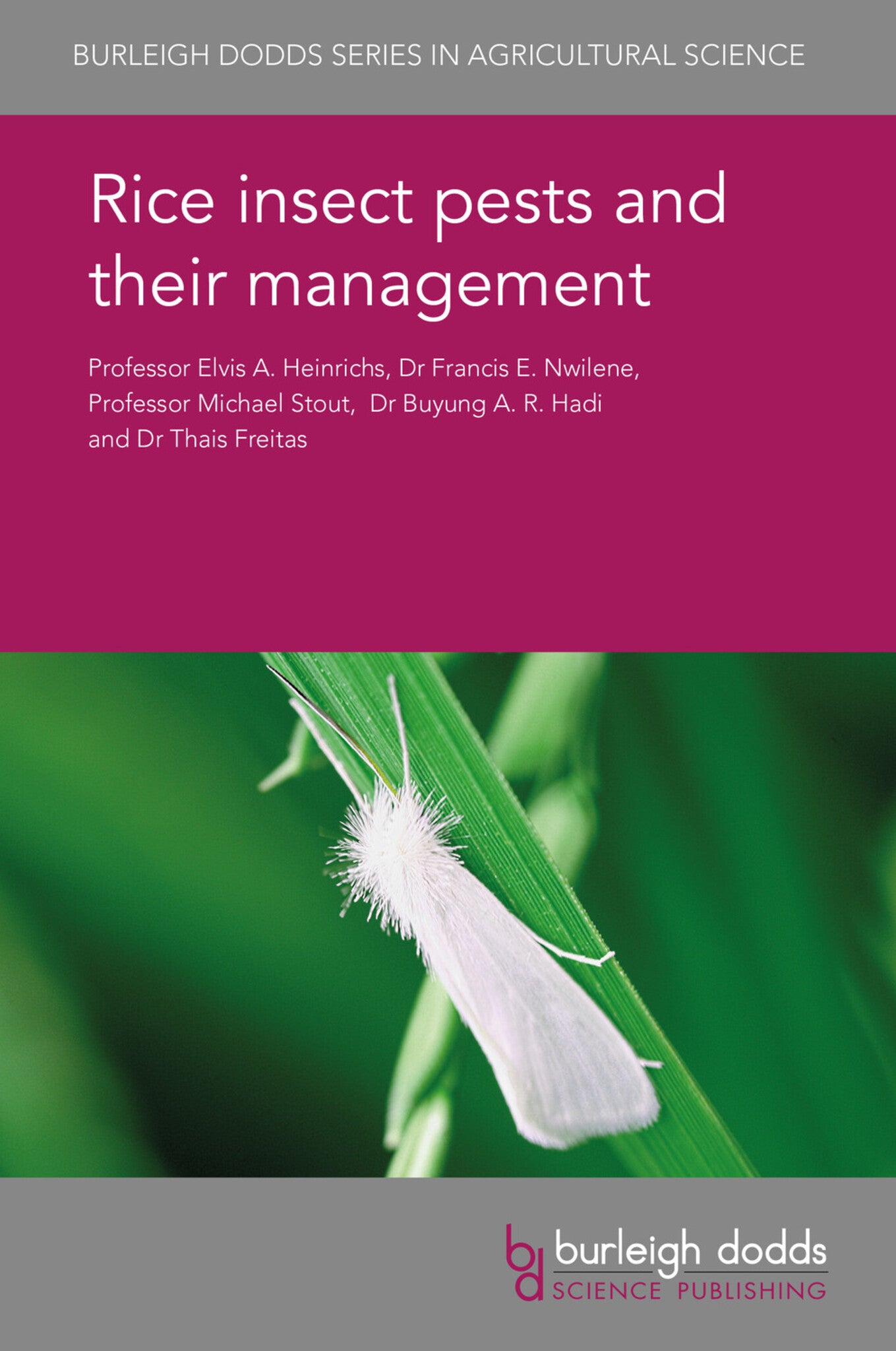 Cover image for Rice insect pests and their management ISBN 9781786761996