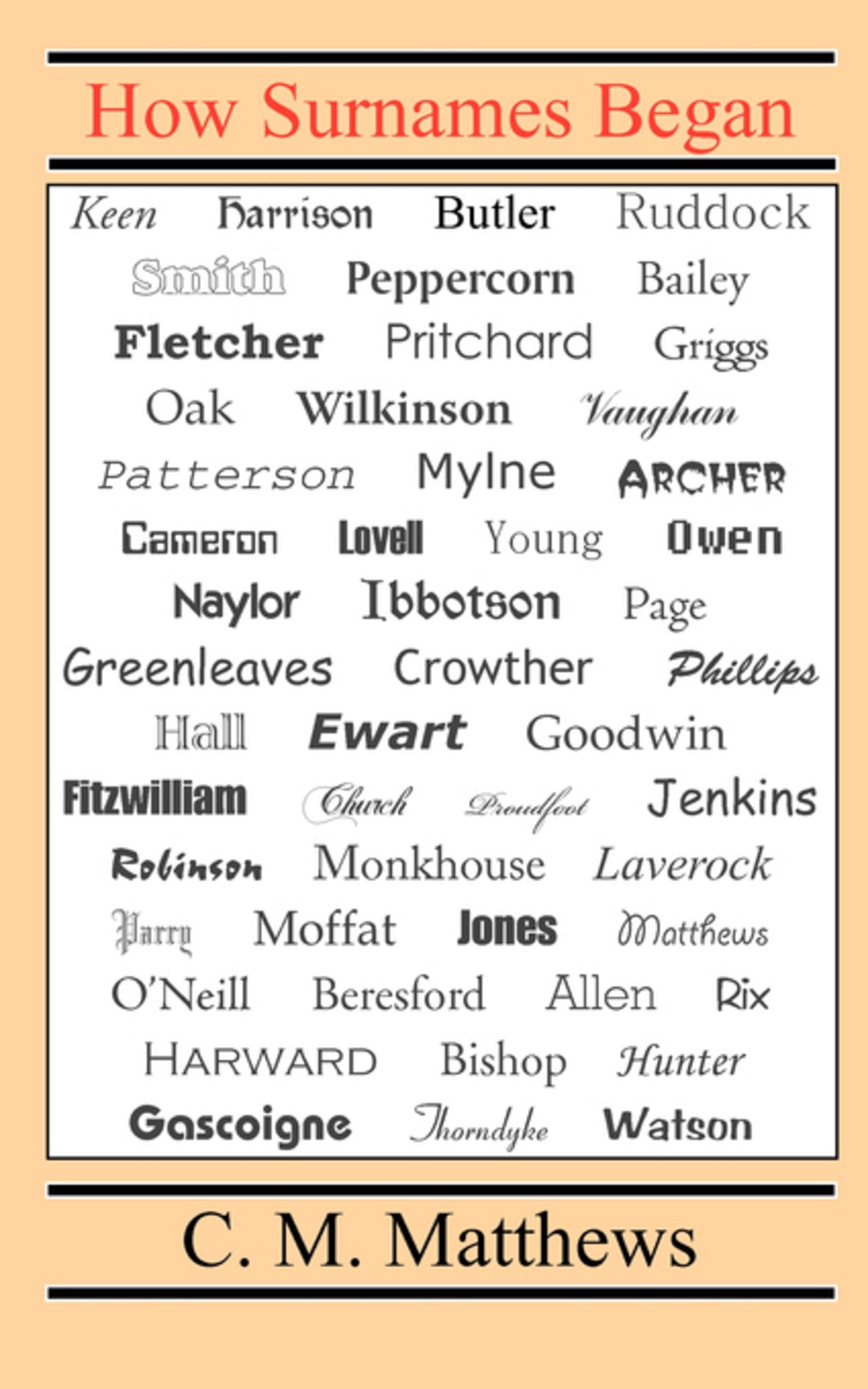 How Surnames Began