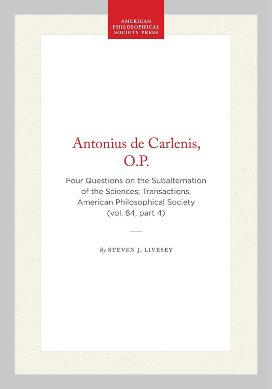 Antonius de Carlenis, O.P.