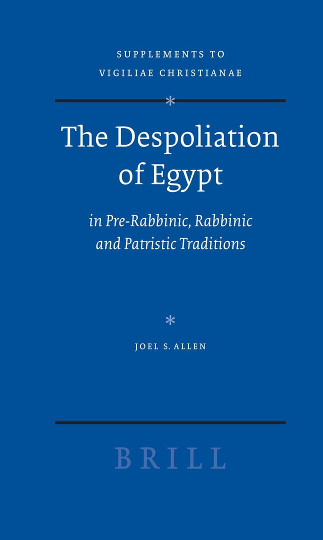 Cover image for The Despoliation of Egypt ISBN 9789004167452