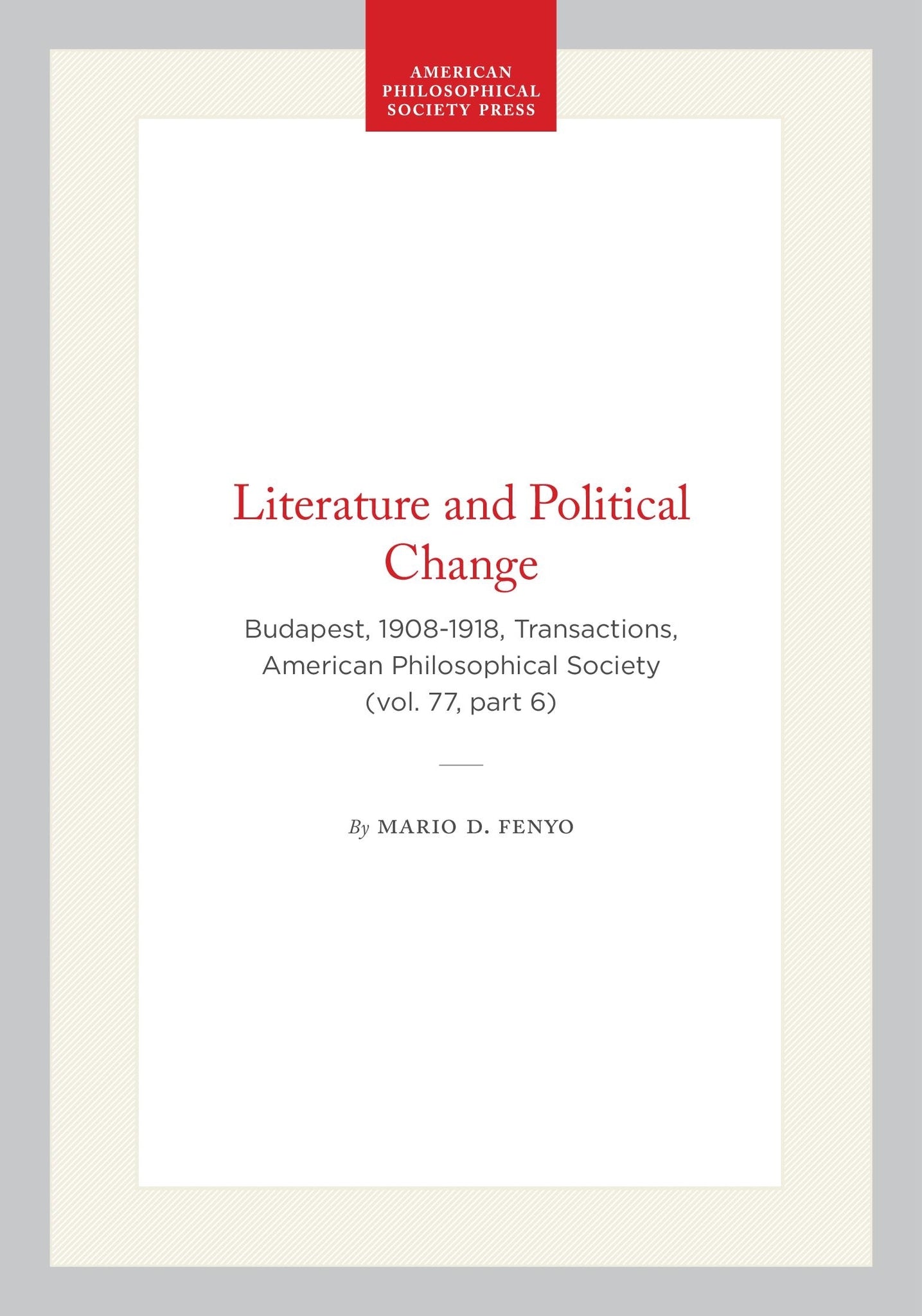 Literature and Political Change