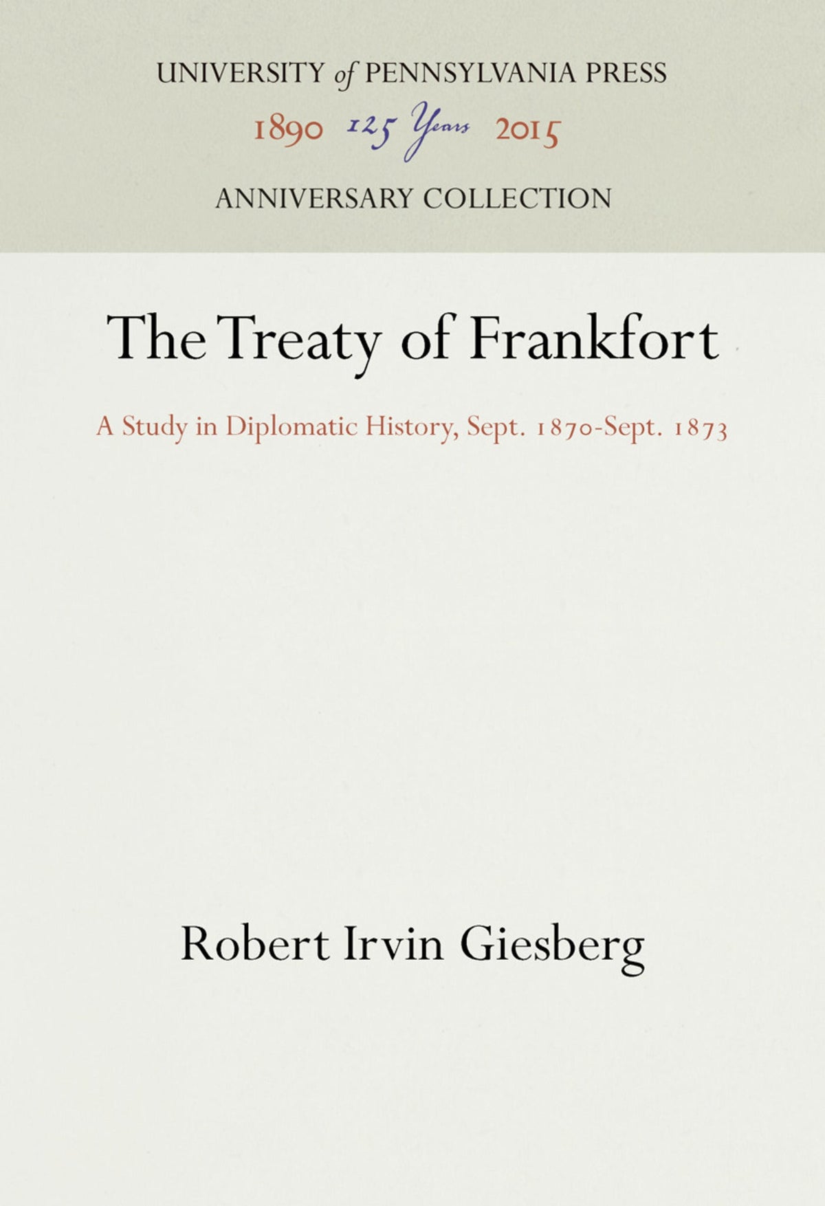 The Treaty of Frankfort