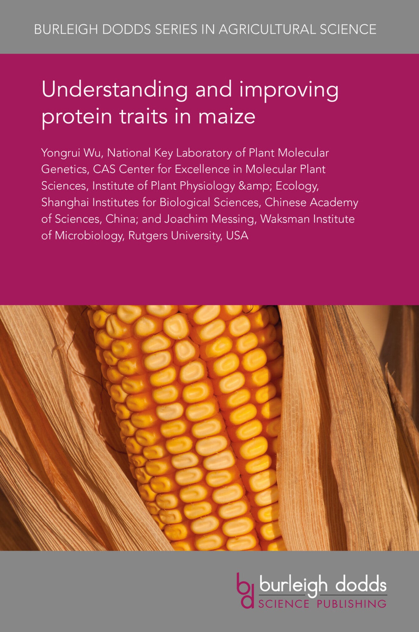 Cover image for Understanding and improving protein traits in maize ISBN 9781838791049
