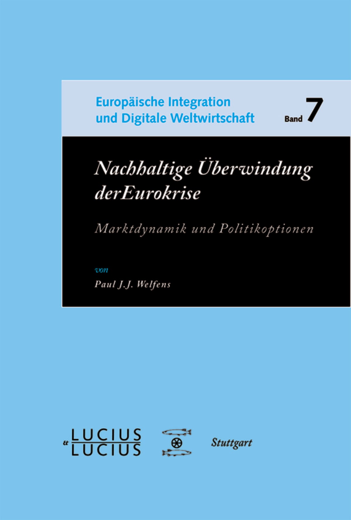 Cover image for Nachhaltige Überwindung der Eurokrise ISBN 9783828205826