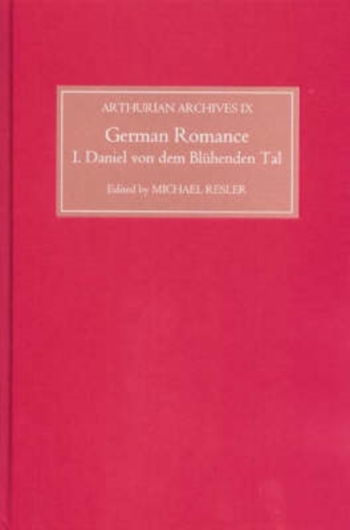 Cover image for German Romance I ISBN 9780859917933