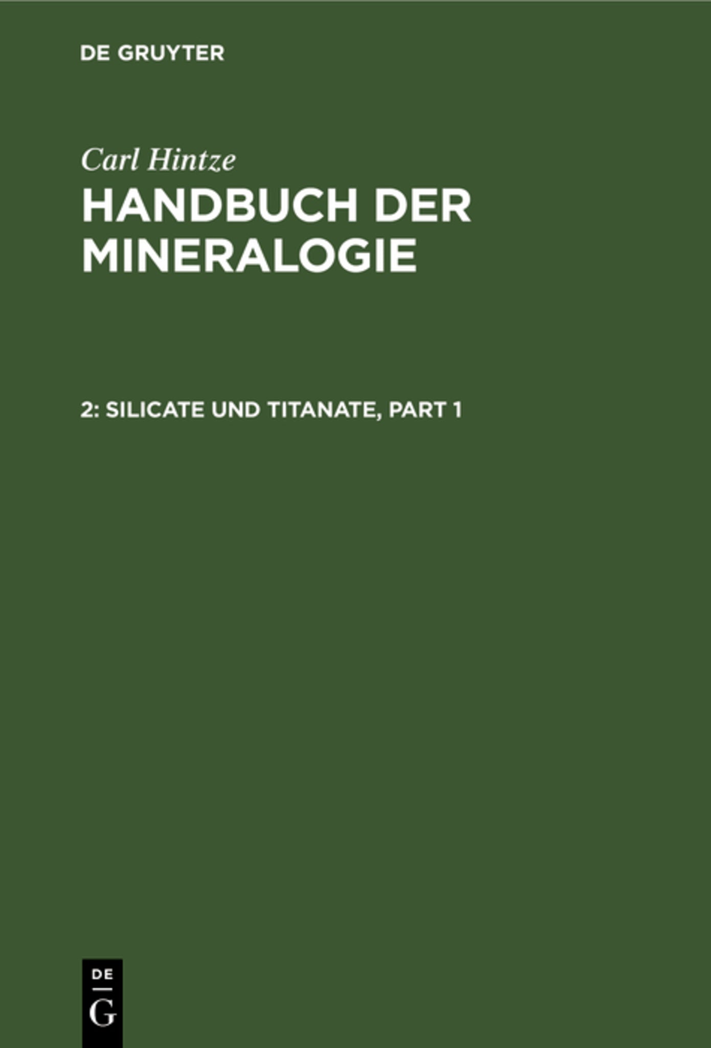 Silicate und Titanate