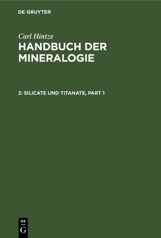 Silicate und Titanate