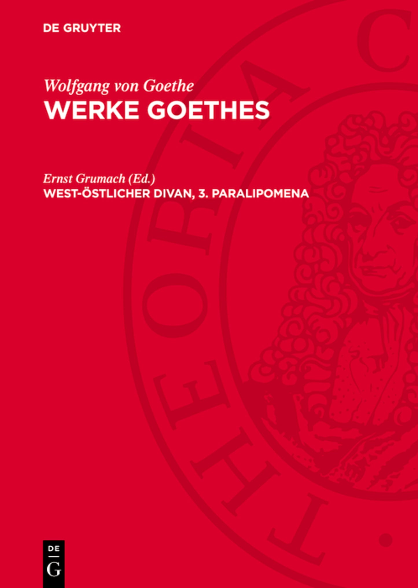 West-Östlicher Divan, 3. Paralipomena