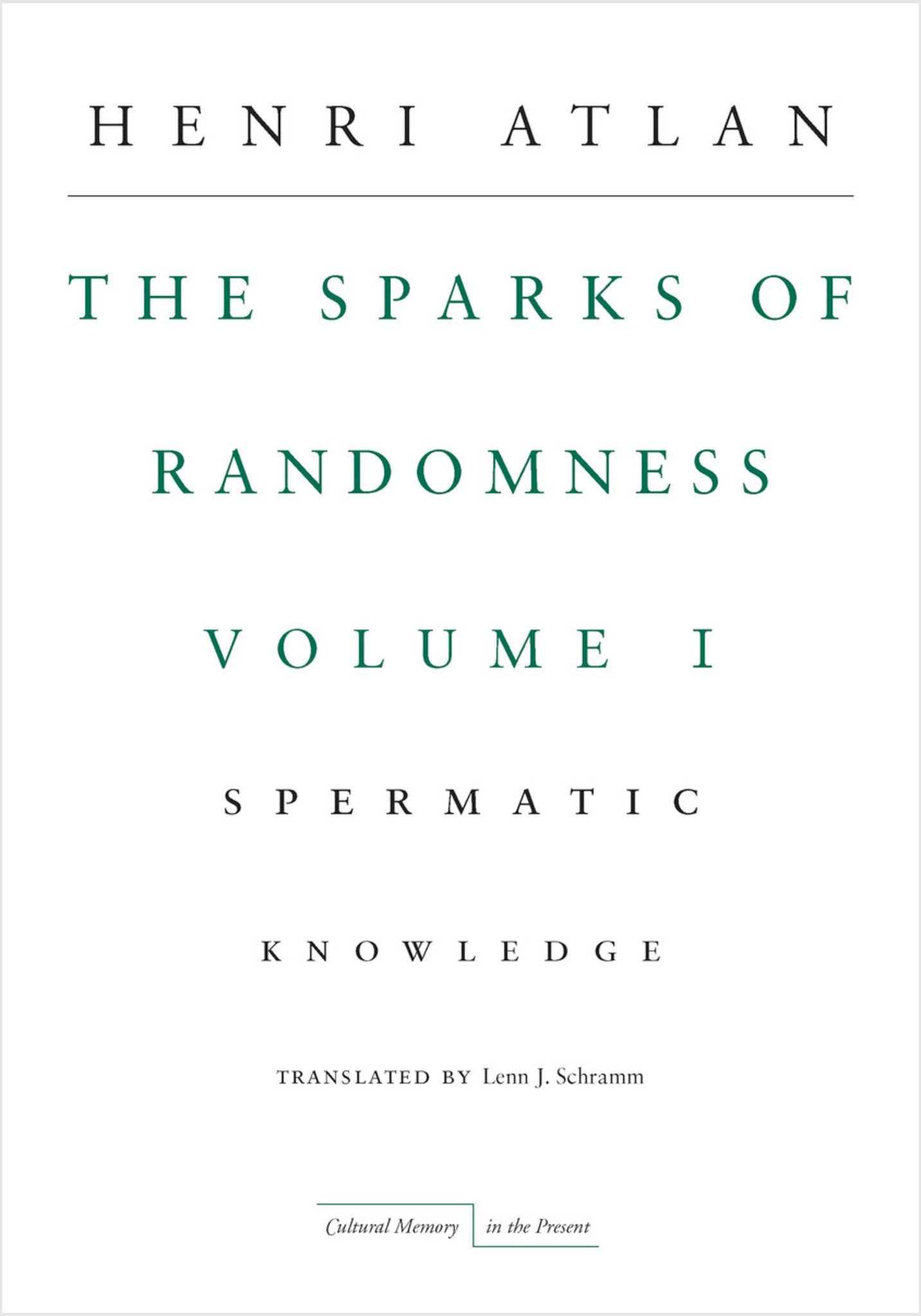 The Sparks of Randomness, Volume 1