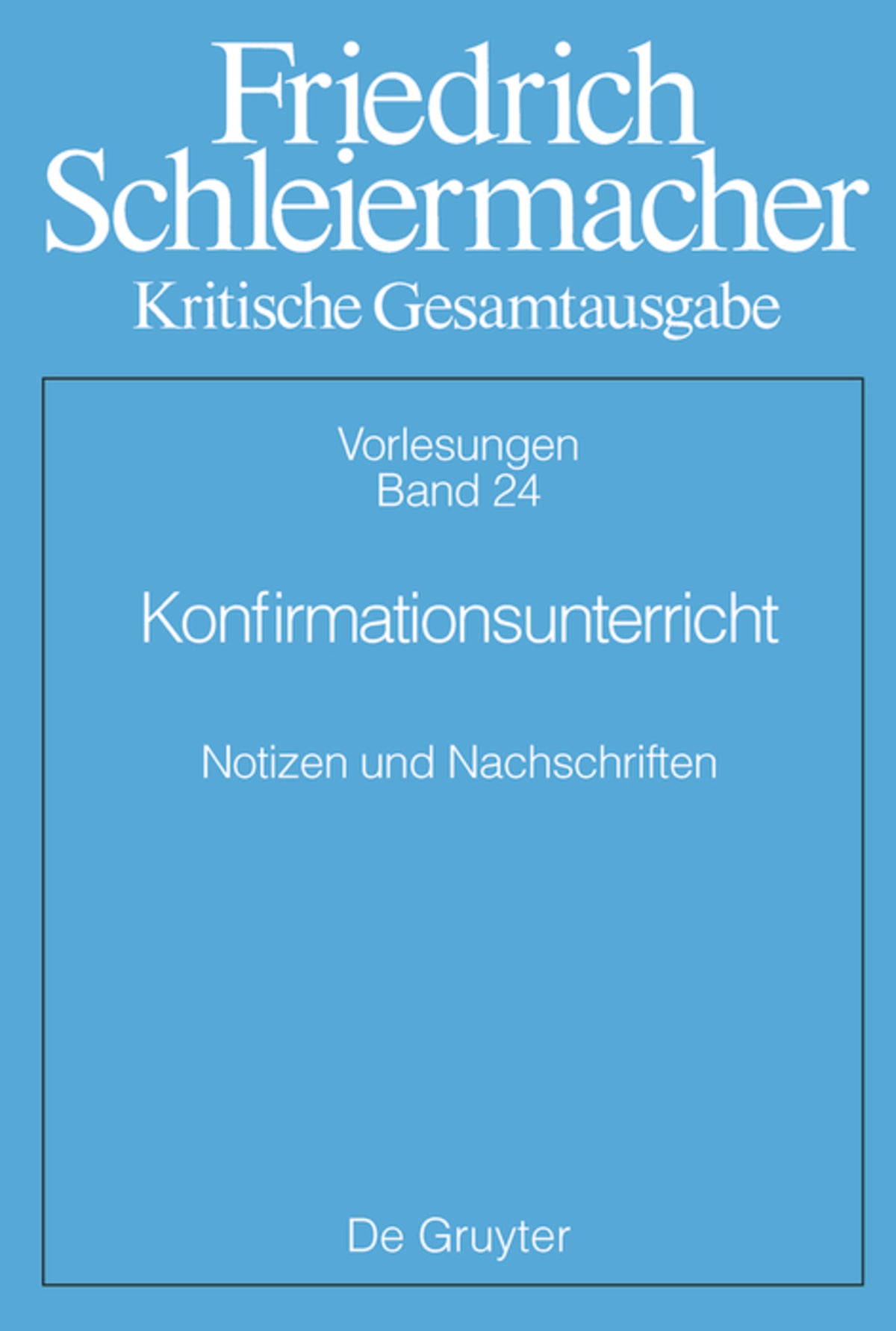 Cover image for Konfirmationsunterricht ISBN 9783111487328