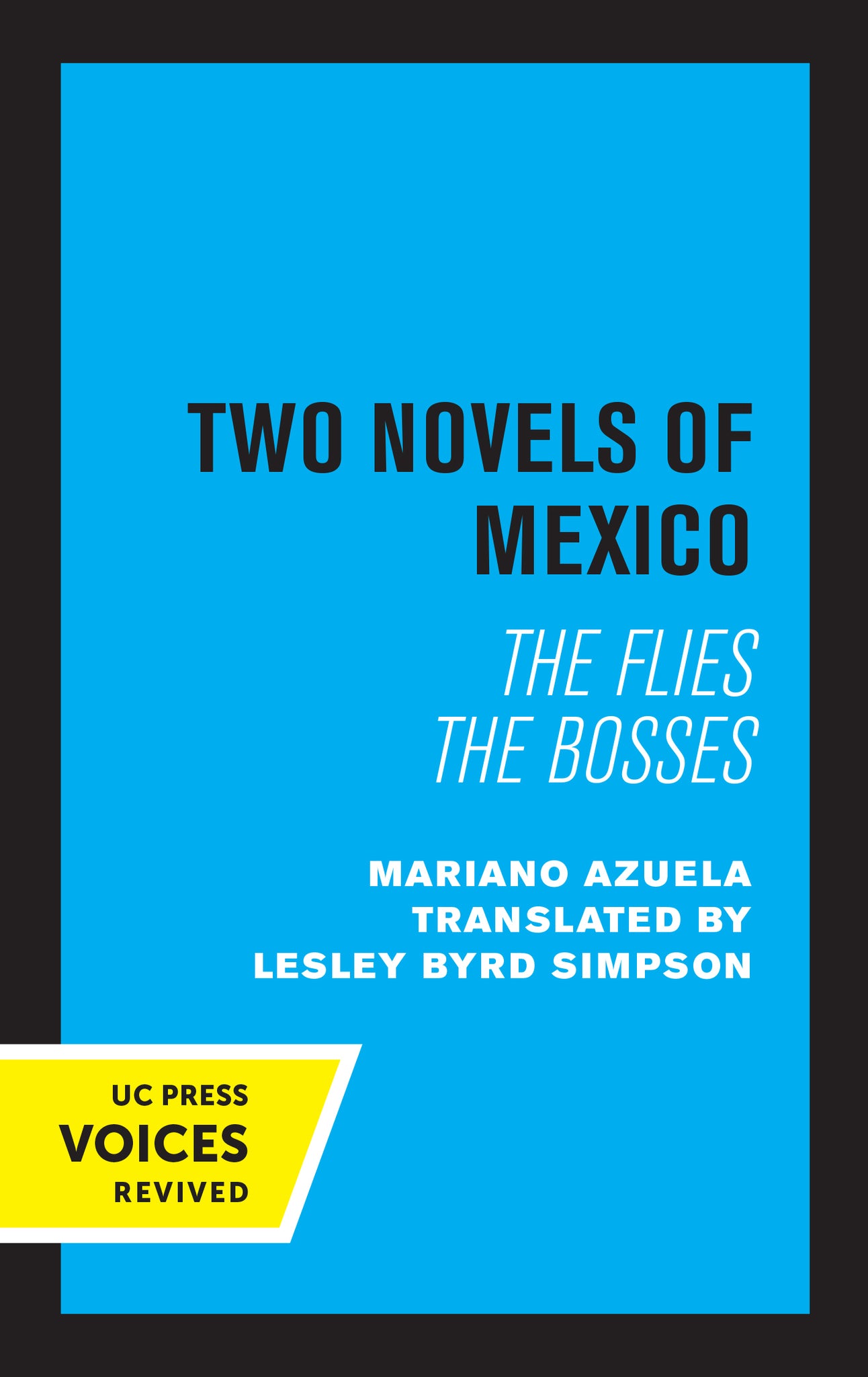 Cover image for Two Novels of Mexico ISBN 9780520319059