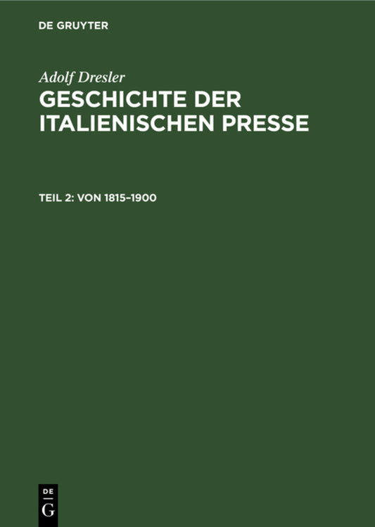 Von 1815–1900